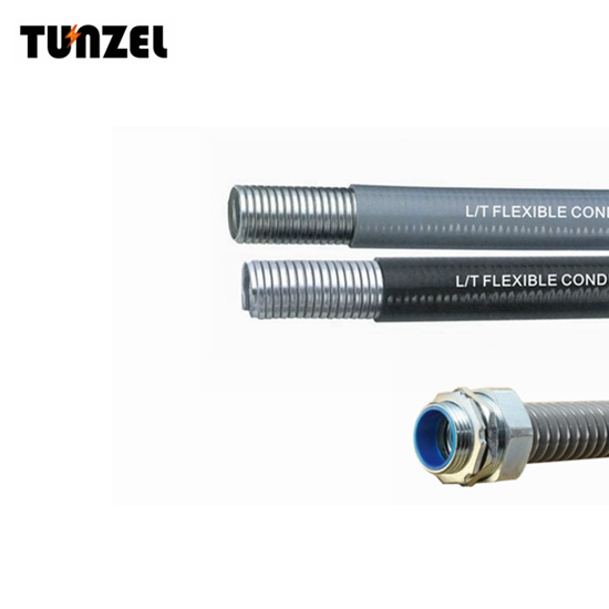 Galvanized steel core corrosion resistant Liquid tigit flexible steel conduit